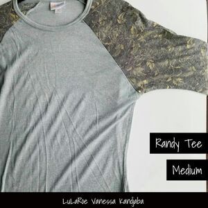 LuLaRoe Randy Medium Printed Sleeve NEW